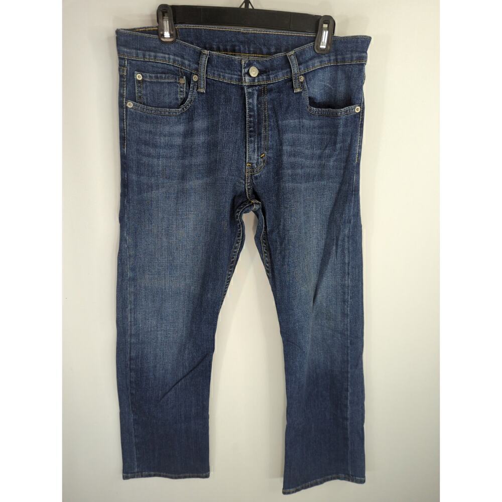 Levi Strauss & Co.514 Mens Stretch Mid Rise Straight Leg Jeans Blue Size W34 L30